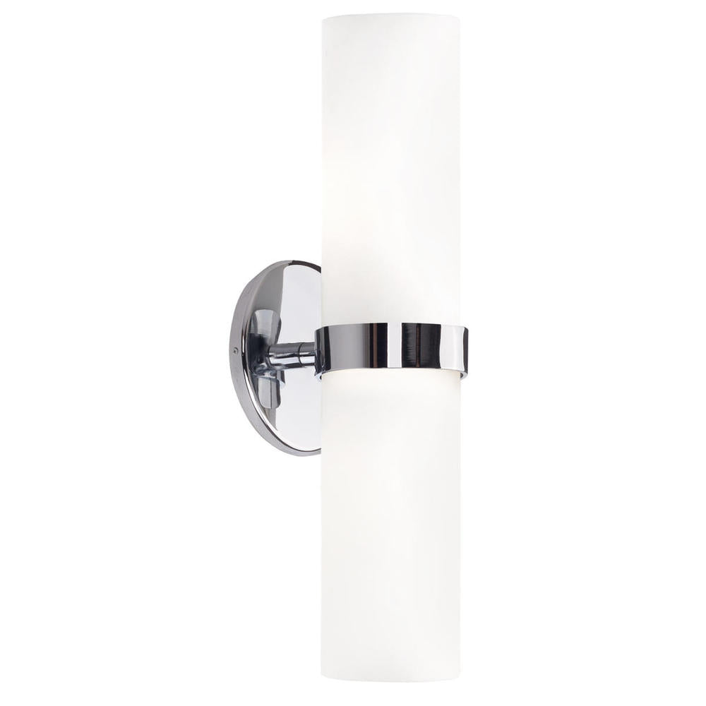 Kuzco Milano WS9815-CH Wall Sconce, LED, Chrome