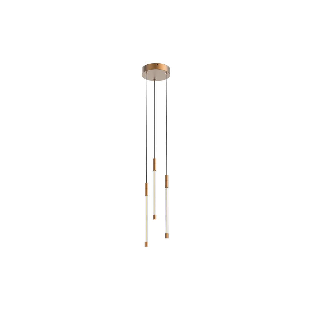 Kuzco Motif MP75213-BG Multi Pendant, 13-in, Brushed Gold