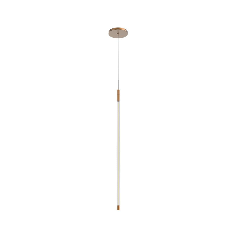 Kuzco Motif PD75027-BG Pendant, LED, 27-in, Brushed Gold
