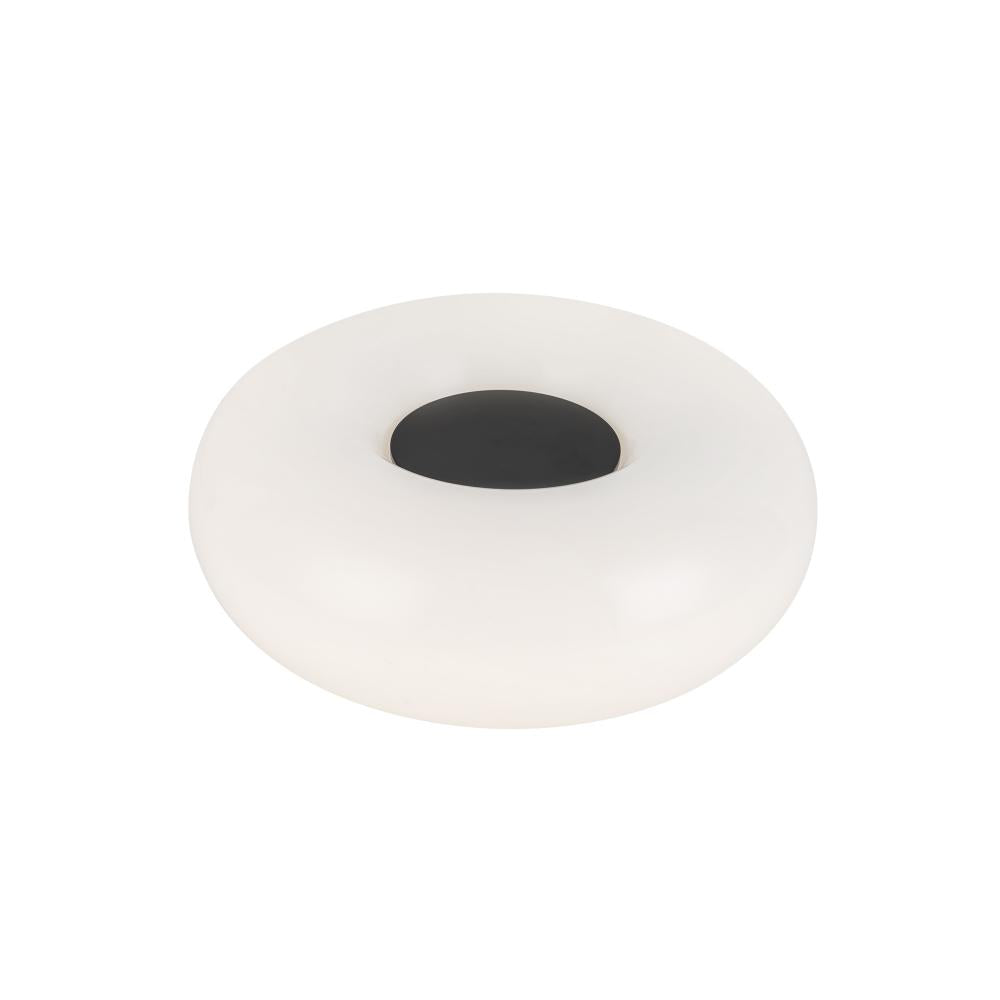 Kuzco TL12409-BK/OP Table Lamp, 9W Watt, Black/Opal Glass
