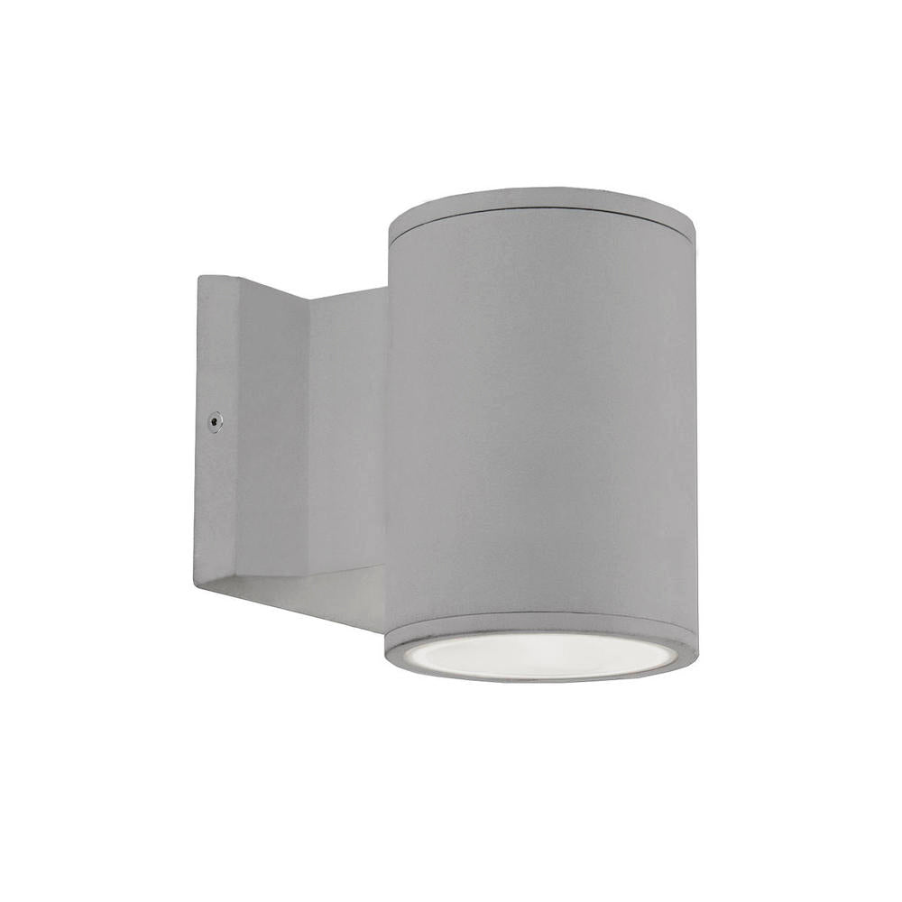 Kuzco EW3105-GY Nordic 5-in Gray LED Exterior Wall Sconce, UL Wet Rated, Gray