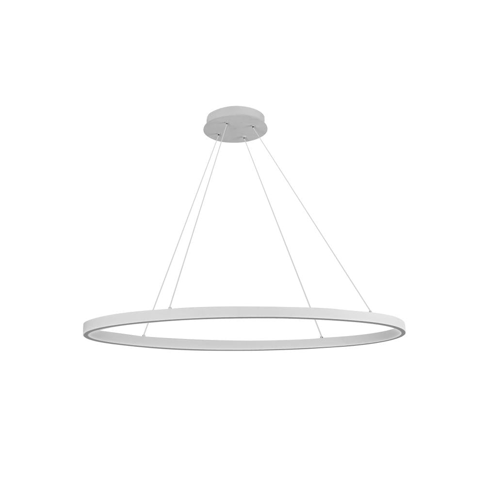 Kuzco Lighting LP79140-WH Ovale 40-in LED Linear Pendant, UL Listed, White