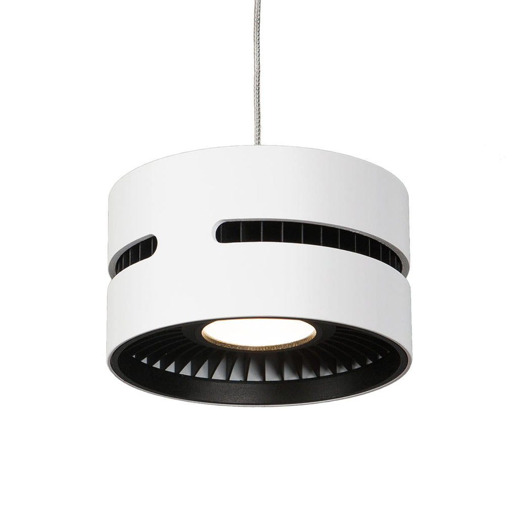 Kuzco Lighting PD6705-WH Oxford 5-in White LED Pendant, UL Rated, White