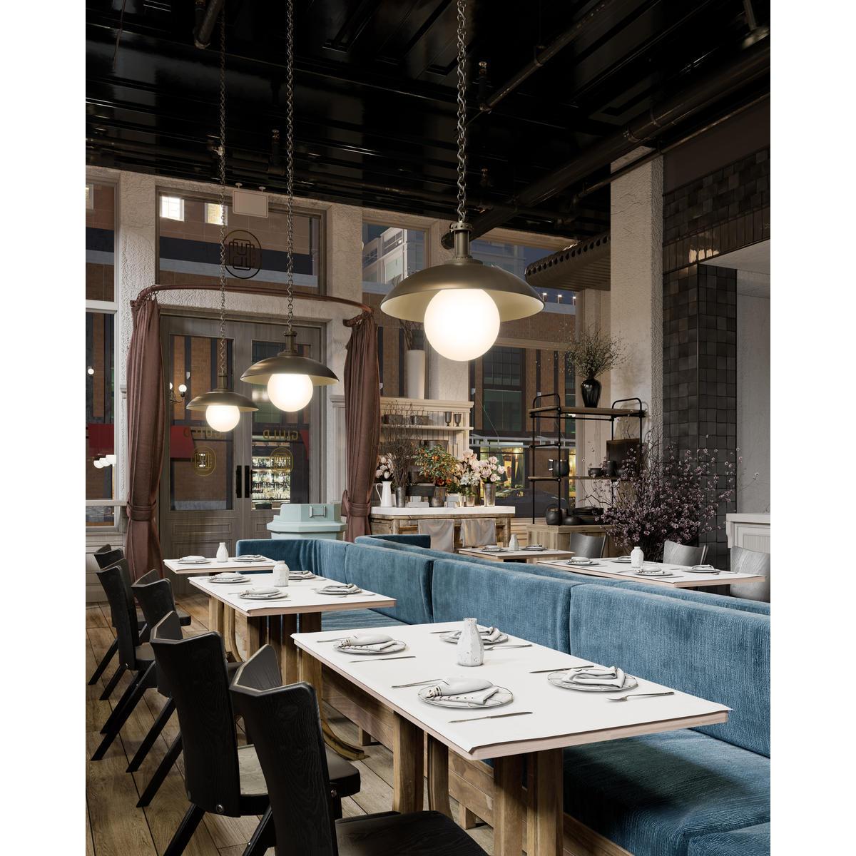 Alora Lighting OVIATT PD351401VB Pendant Traditional - Vintage Brass