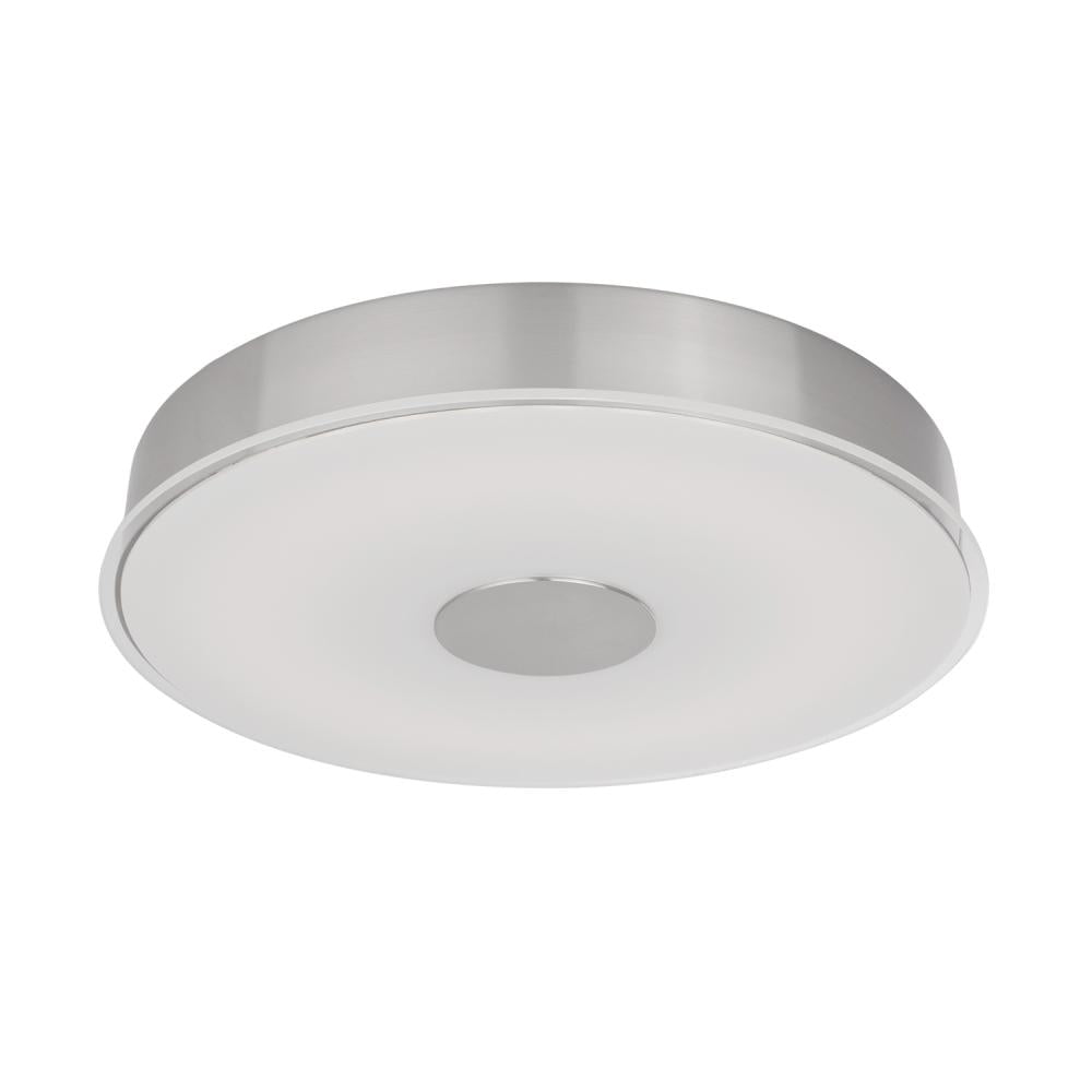Kuzco Parker FM7616-BN-5CCT Flush Mount, UL Damp Rated, Brushed Nickel