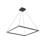 Kuzco Piazza PD88132-BK Pendant Light Fixture, UL Damp Rated, Black