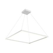 Kuzco Piazza PD88136-WH Pendant Light Fixture, UL Damp Rated, Matte Powder-Coated