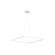 Kuzco Piazza PD88148-WH Pendant Light Fixture, UL Damp Rated, White