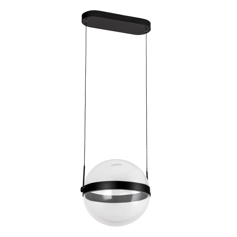 Kuzco Pisces PD75912-BK/LG-3CCT Pendant, LED, Black/Light Guide