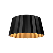 ALORA MOOD Lighting FM528514MB Flush Mount, 14-in, 2 Lights, Matte Black