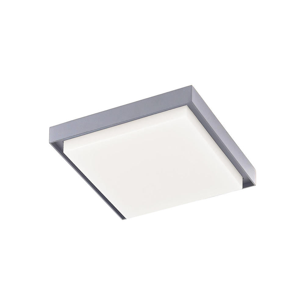 Kuzco EC34509-GY Exterior Ceiling Light Fixture, UL Damp Rated, Gray