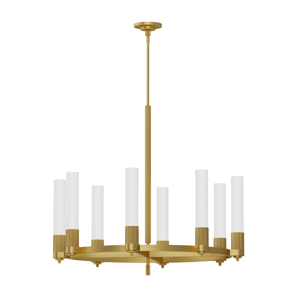 ALORA MOOD Lighting CH416108BG Chandeliers, 8 Lights, Brushed Gold