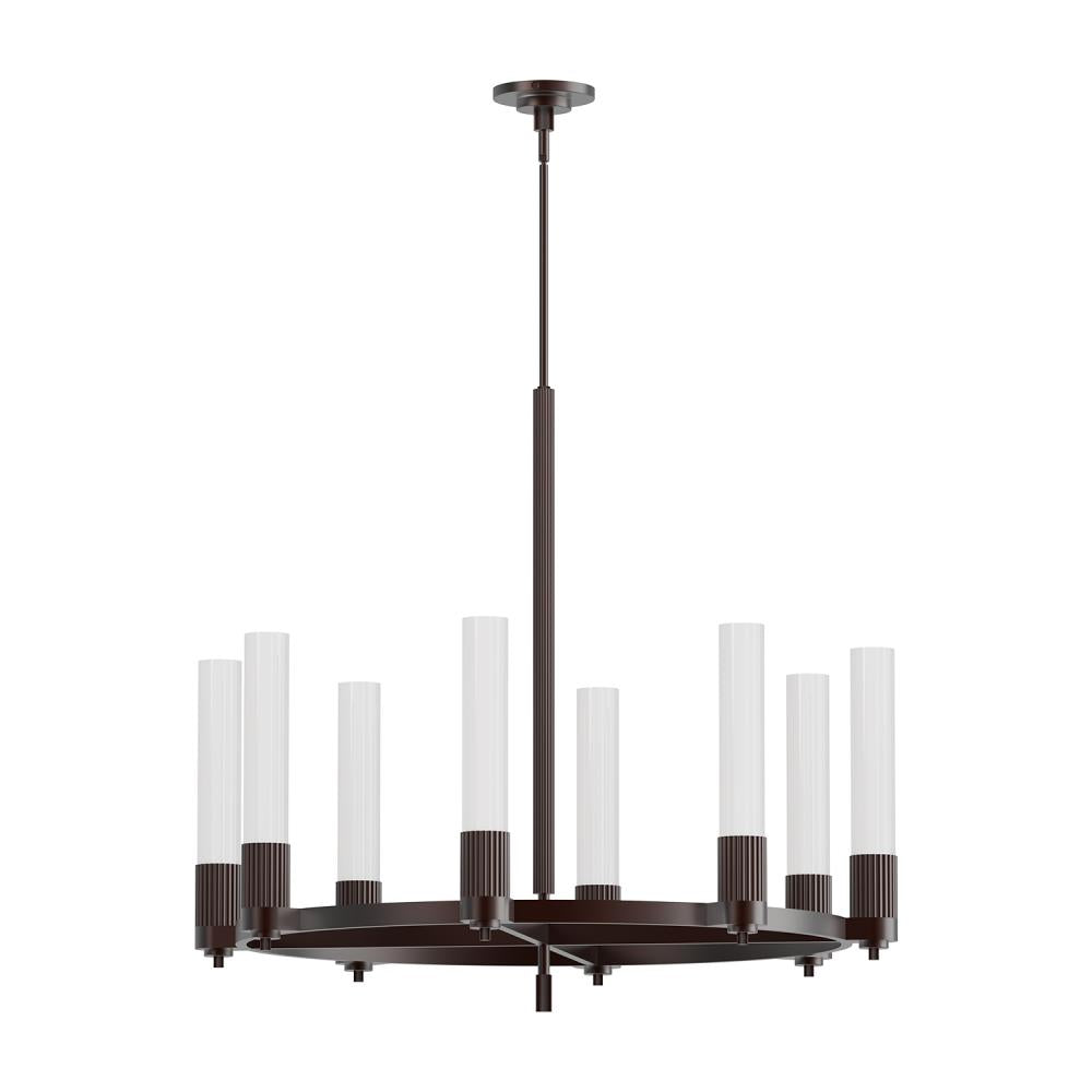 ALORA MOOD Lighting CH416108WB Chandelier, 8 Lights, Warm Bronze