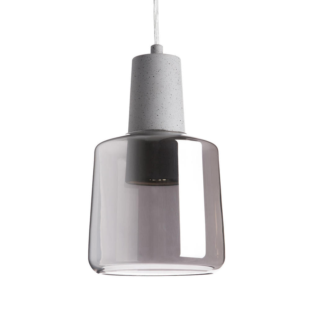 Kuzco Samson PD12506-SM Pendant Light Fixture, UL Damp Rated, Smoked
