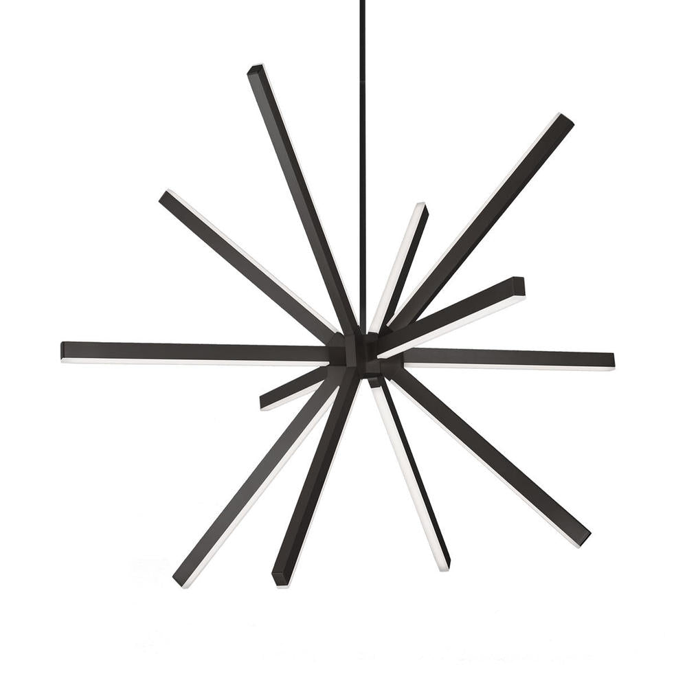 Kuzco Lighting CH14348-BK LED Chandelier, 48W, Contemporary, Black