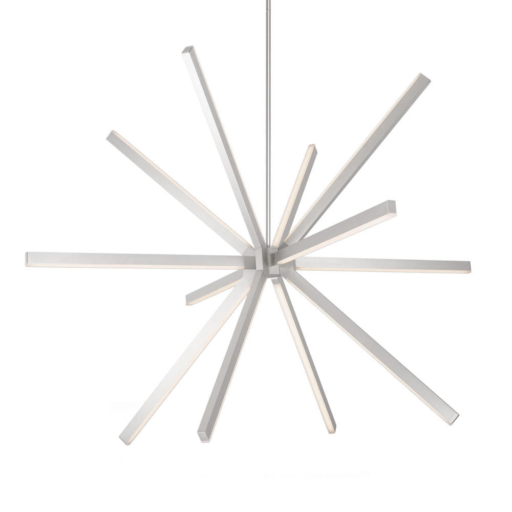 Kuzco Lighting CH14356-BN LED Chandelier, UL Damp Rated, Brushed Nickel