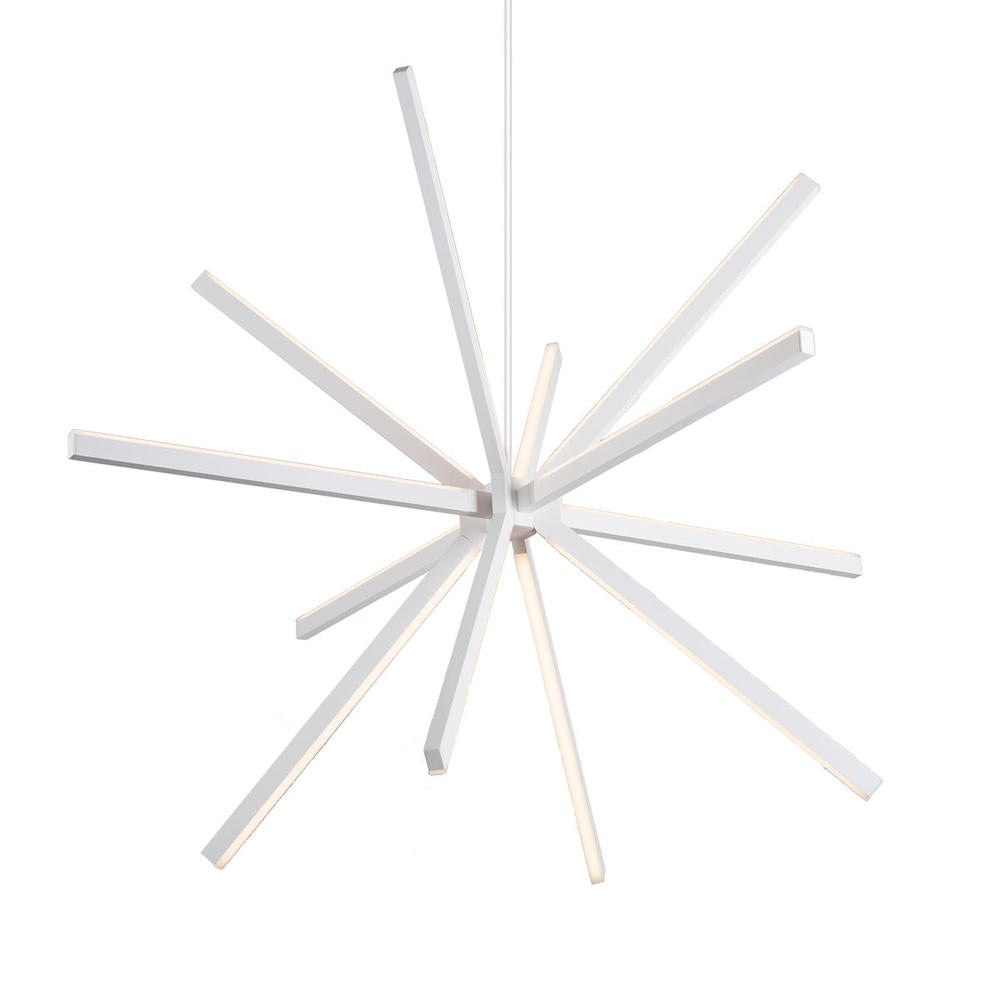 Kuzco Lighting CH14356-WH LED Chandelier, Contemporary, White