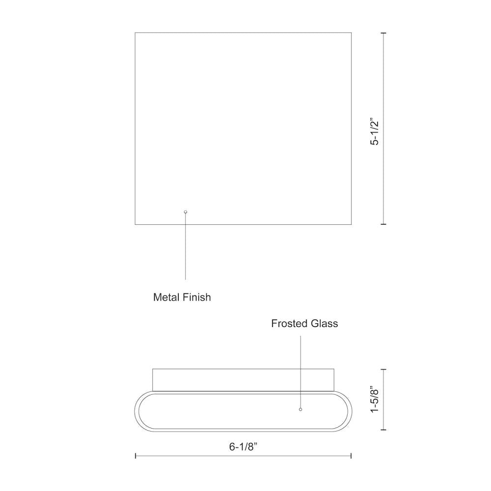 Kuzco Lighting Inc. SLATE AT6506-WH Sconce Traditional - White