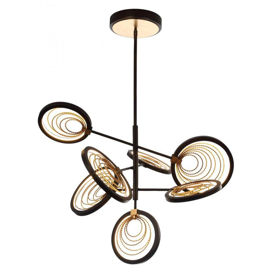 Studio M Lighting SM23845BZGTGL Lariat LED Pendant