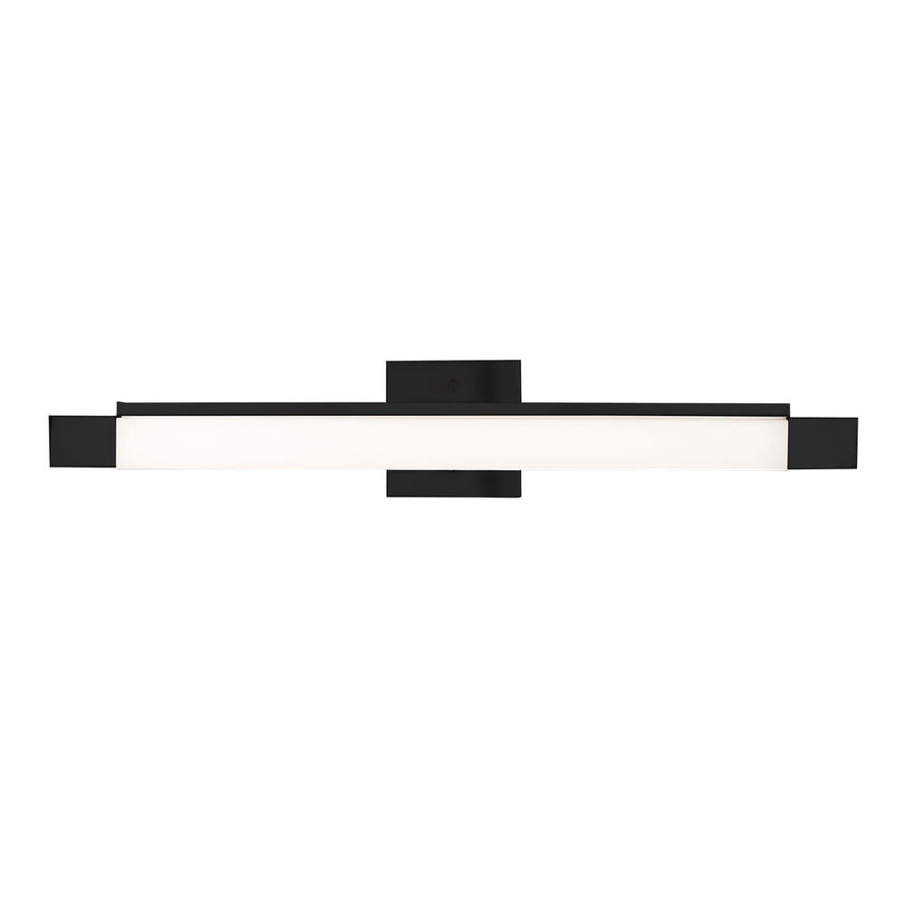 Kuzco Soho VL13424-BK Vanity Light Fixture, UL Damp Rated, Black