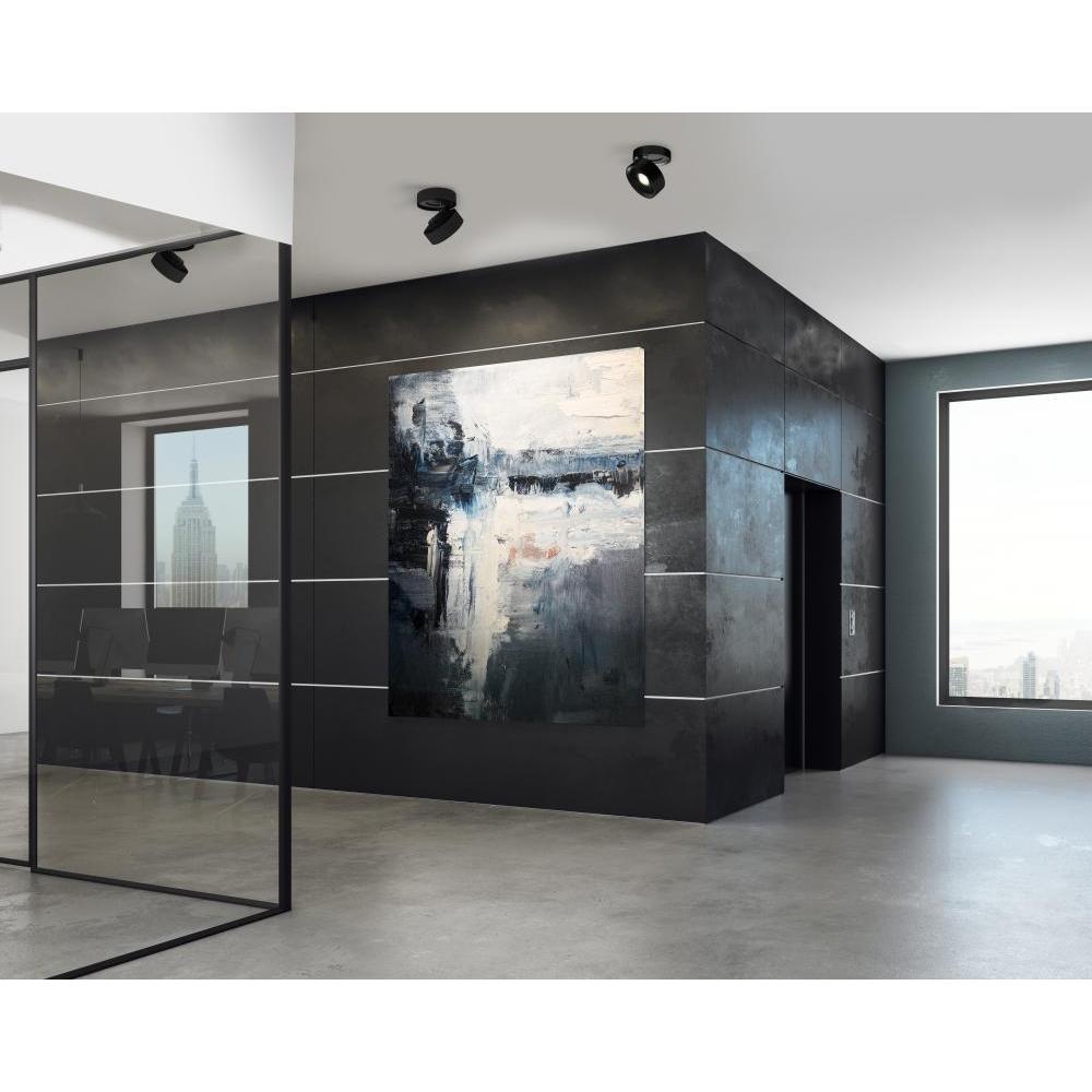 Kuzco Lighting FM9405-BK-UNV Flush Mount Light Fixture, LED, Black