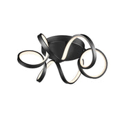 Kuzco Synergy FM93820-BK-UNV Flush Mount, UL Damp Rated, Black