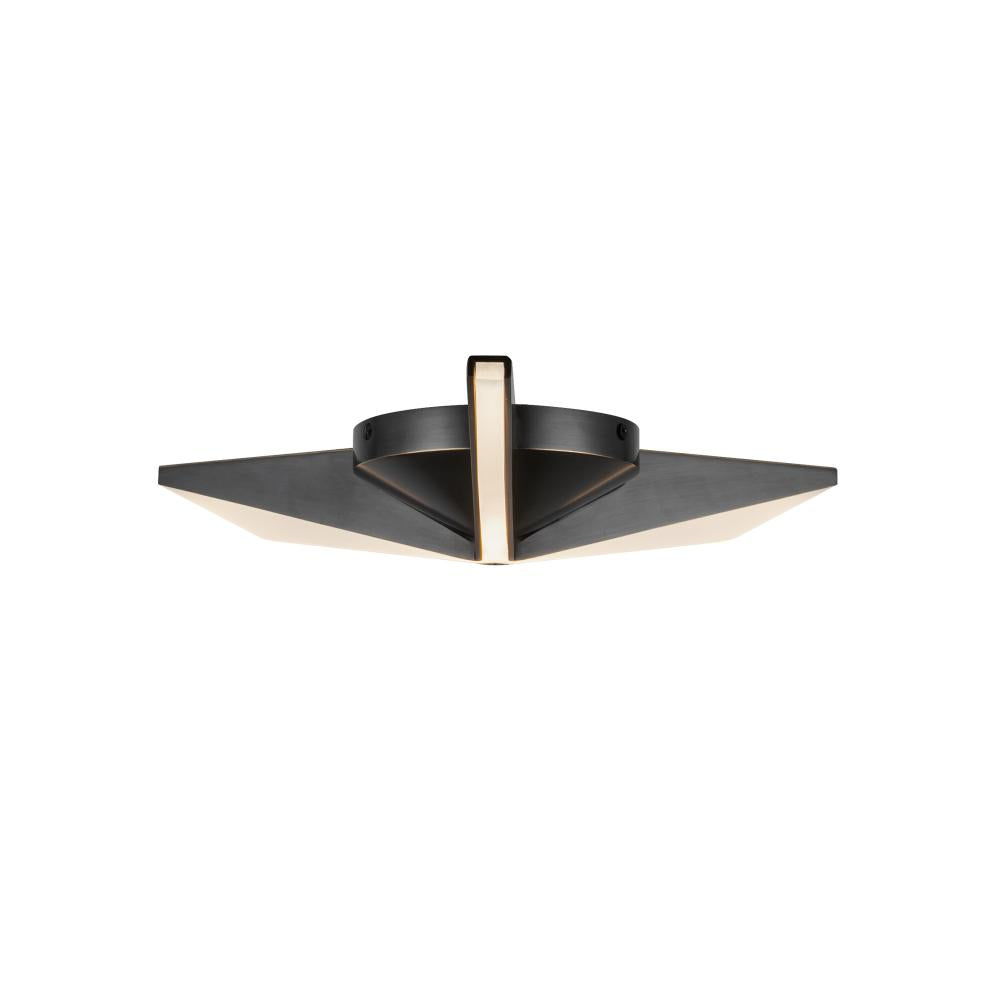 Kuzco Lighting FM64215-UB Tachi 15-in Urban Bronze LED Flush Mount, Urban Bronze