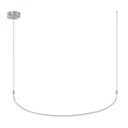 Kuzco LP89048-BN Talis 48-in LED Linear Pendant, UL Damp Rated, Brushed Nickel