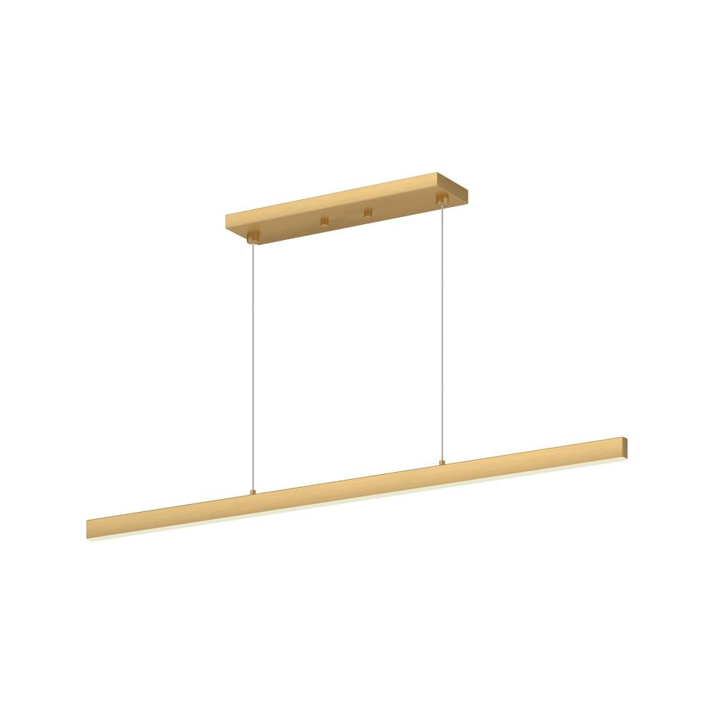 Kuzco Vega LP10345-BG LED Linear Pendant, UL Damp Rated, Brushed Gold