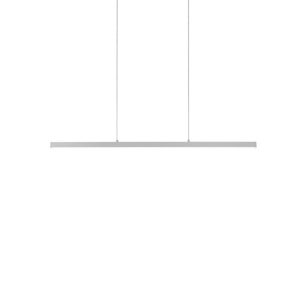 Kuzco Vega LP10345-BN Linear Pendant Light Fixture, UL Damp Rated, Brushed Nickel
