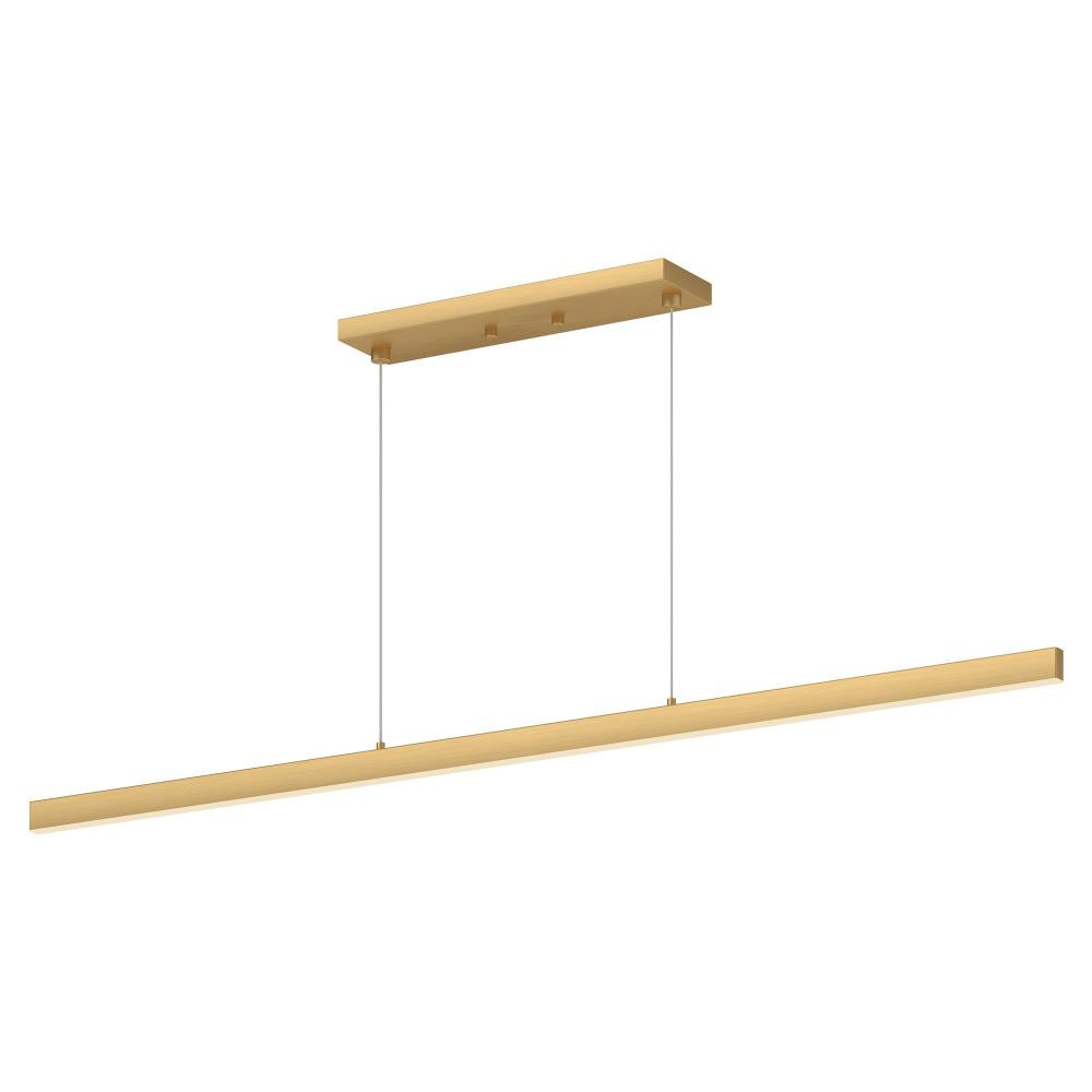 Kuzco Vega LP10356-BG-2700K Linear Pendant, 38W Watt, Brushed Gold