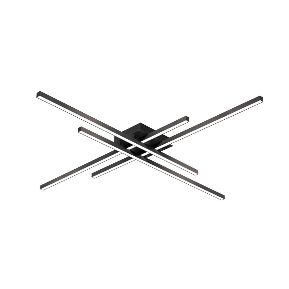Kuzco Vega Minor FM18247-BK Flush Mount Light Fixture, LED, Black