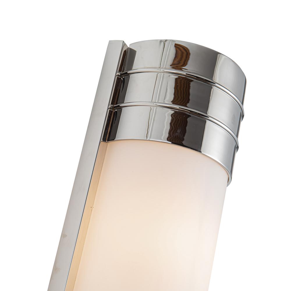 ALORA Lighting WV348218PNOP Wall/Vanity Lights, Polished Nickel/Opal Matte Glass