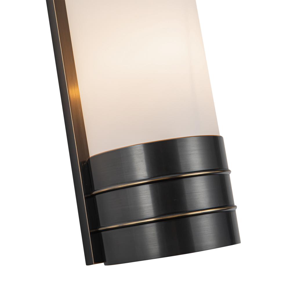 ALORA Lighting WV348224UBOP Wall/Vanity Lights, 3 Lights, Urban Bronze/Opal Matte Glass