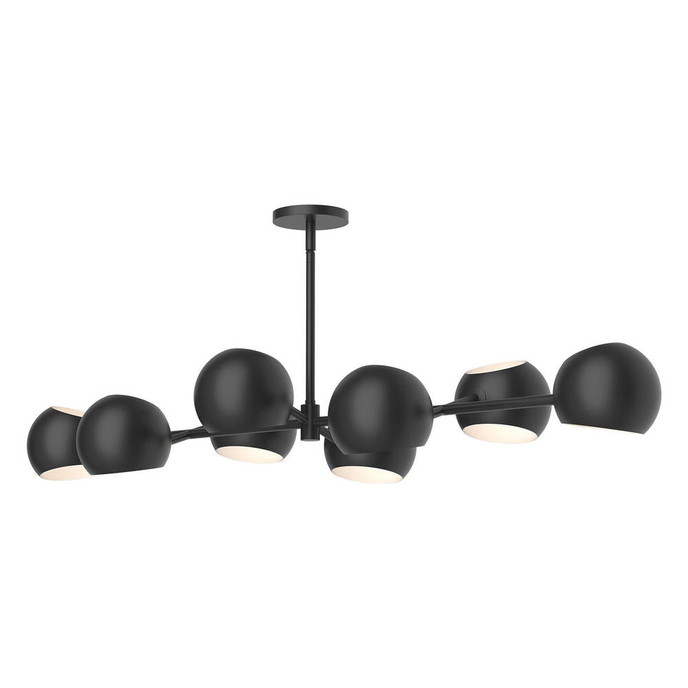ALORA MOOD Lighting LP648348MB Linear Pendant, UL Damp Rated, Matte Black