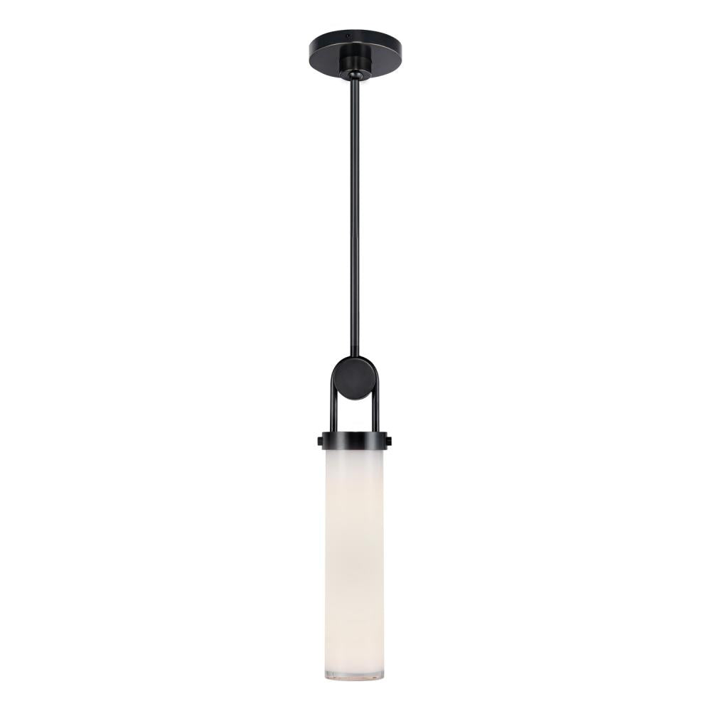 ALORA Lighting Wynwood PD355015UBGO Pendant, Urban Bronze/Glossy Opal