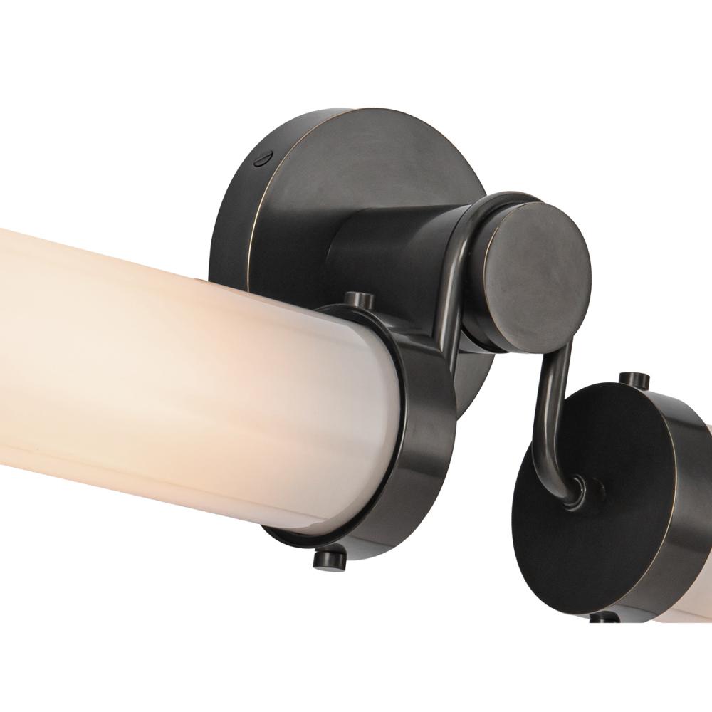 ALORA Lighting Wynwood WV355223UBGO Wall/Vanity Lights, Urban Bronze/Glossy Opal