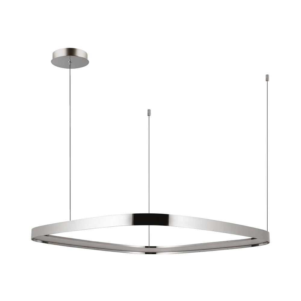 Kuzco Yukon PD78031-PN LED Pendant, UL Listed, Polished Nickel