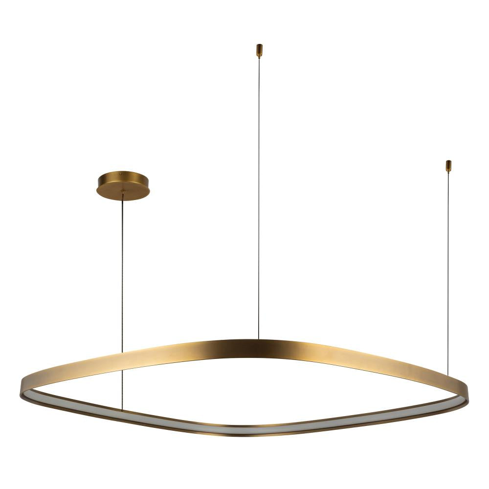 Kuzco Lighting PD78040-VB Pendant, Vintage Brass LED, 41W Watt, 40-in