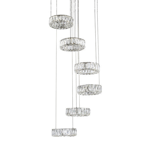 Kuzco Lighting Inc. SOLARIS CH7872 (4000K) Chandelier Traditional - Chrome