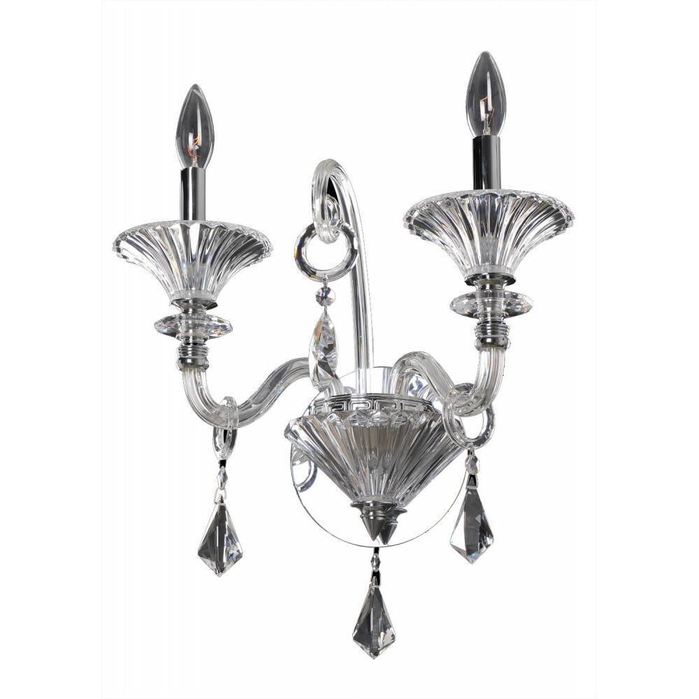 Chauvet Luxury Crystal Wall Sconce – Polished Chrome