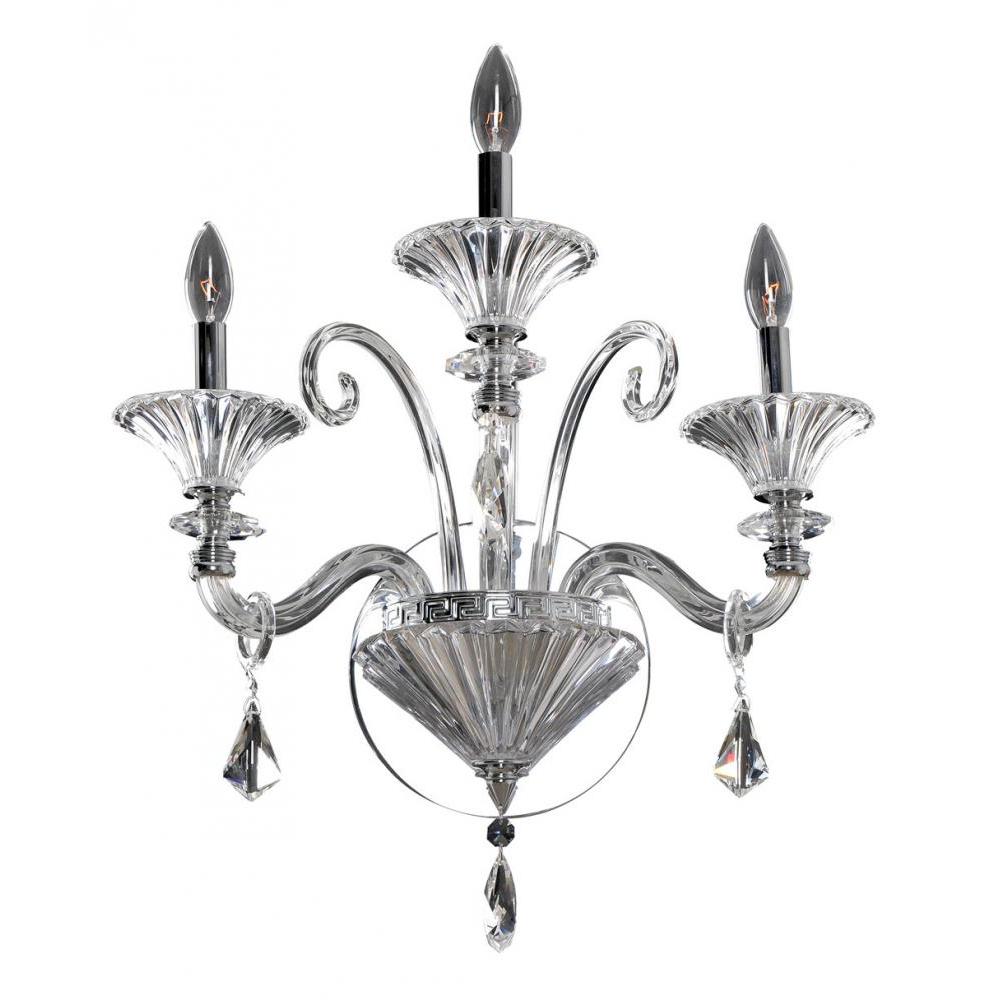 Chauvet Luxury Crystal Wall Sconce – Polished Chrome