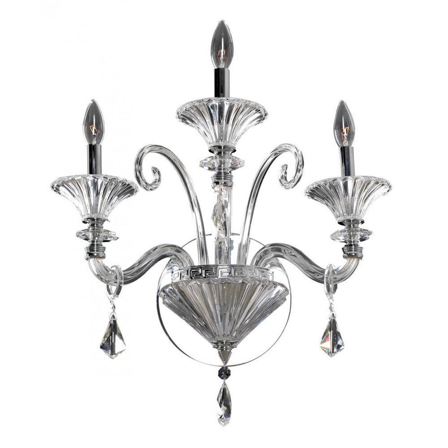 Chauvet Luxury Crystal Wall Sconce – Polished Chrome
