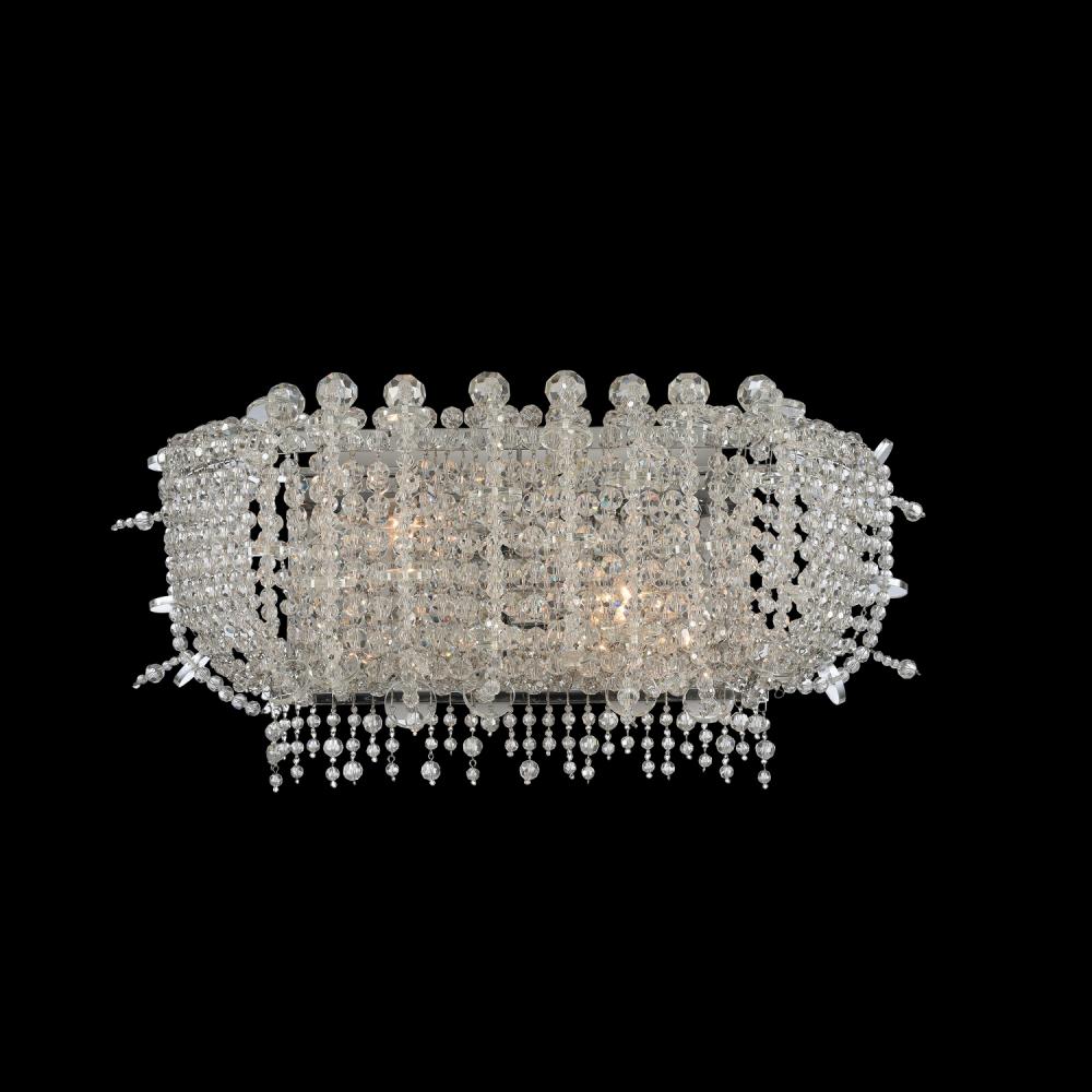 Cielo Luxury Crystal Bath Light – Polished Chrome