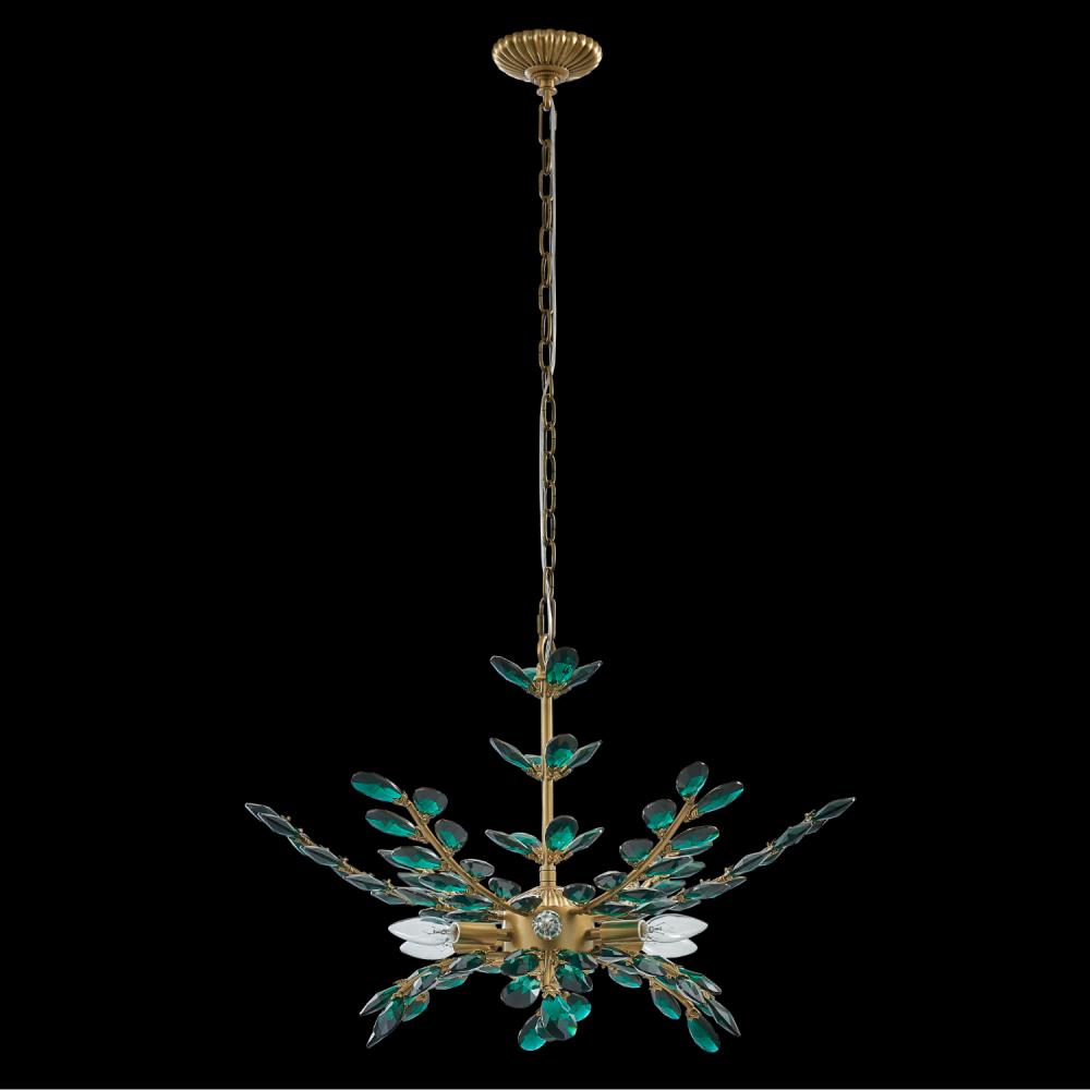Alloro Luxury Crystal Pendant – Pewter