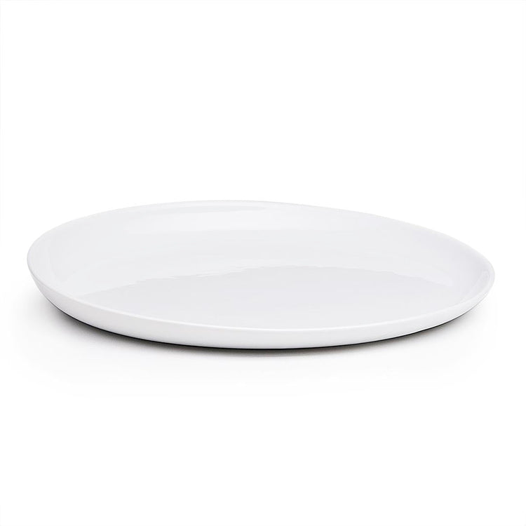 Eva platter - Modern Ceramic Serving Platter - White
