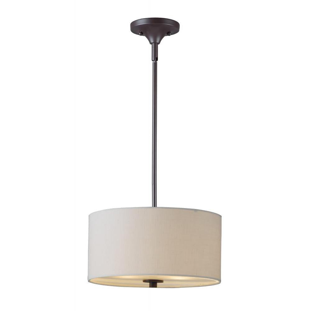 Maxim Lighting 10011OMOI Bongo 13 Inch Semi Flush Mount Light – Oil Rubbed Bronze