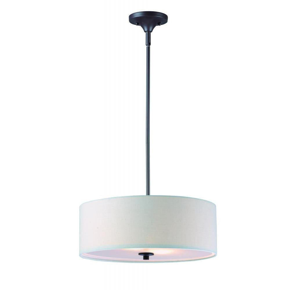 Maxim Lighting 10014OMOI Bongo 18 Inch Semi Flush Mount Light – Oil Rubbed Bronze