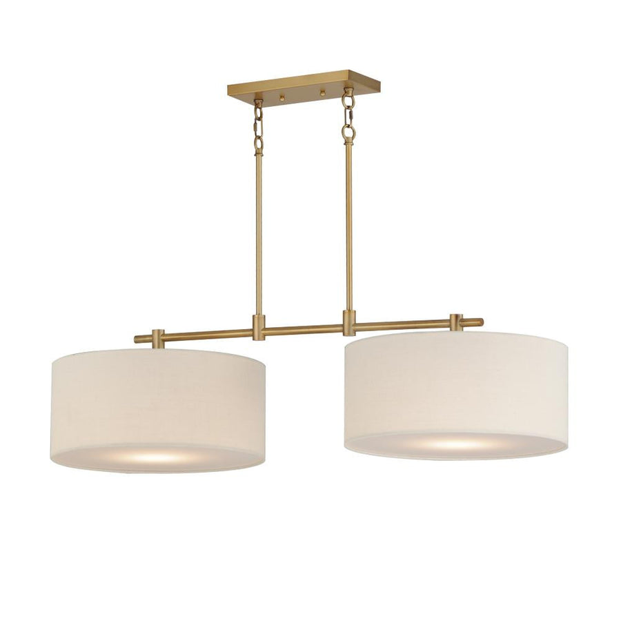 Maxim Lighting 10016OMNAB Bongo 42 Inch Linear Pendant – Natural Aged Brass