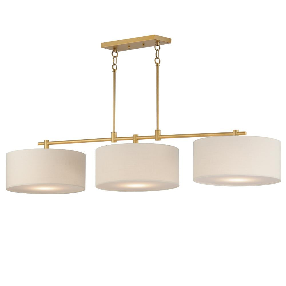 Maxim Lighting 10017OMNAB Bongo 60 Inch Linear Pendant – Natural Aged Brass